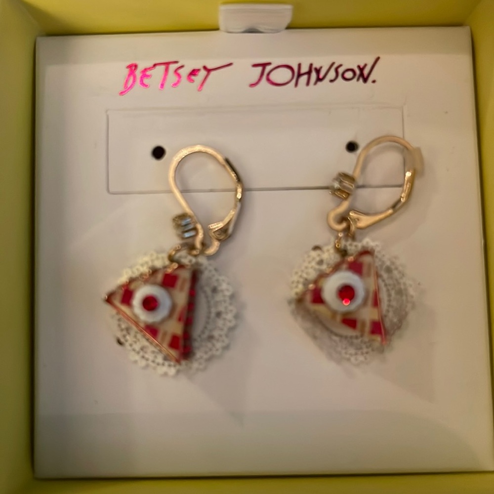 Cherry Pie Earrings by Betsy Johnson